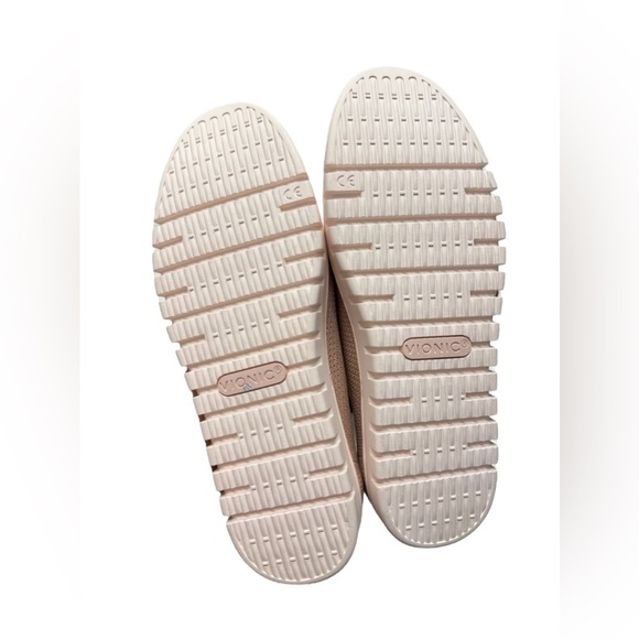 NIB Vionic Light Pink Uptown Skimmer Knit Slip on Sneakers - Picture 8 of 11